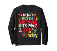 Merry Christmas and Yes It's My 24th Birthday Christmas Long Sleeve T-Shirt