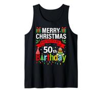 Merry Christmas and Yes It's My 50th Birthday Christmas Tank Top
