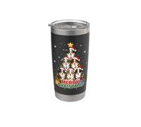 Merry Christmas Aussie Xmas Australian Shepherd Stainless Steel Insulated Tumbler