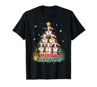 Merry Christmas Aussie Xmas Australian Shepherd T-Shirt