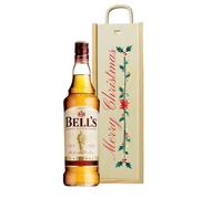 Merry Christmas Bell’s Blended Scotch Whisky Gift Set in Festive Box - 40% ABV (70cl)
