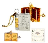 Merry Christmas Book Necklace for Christmas，Mix