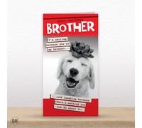 Merry Christmas Brother I’m Smiling Because You’re My Brother... Brother Christmas Card