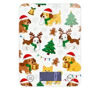 Merry Christmas Brown Dog bariatric Portable Food Scale Digital 11lb/0.18oz, 5kg/5g Portable gram Food Scale with 4 Unit for Soap Making Soap Making Soap Making pesa para comida