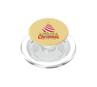 Merry Christmas Candy Cane Tree Holiday PopSockets PopGrip for MagSafe