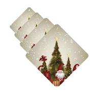 Merry christmas Car Air Freshener Cards for Women Men 4 Pack Cute Car Accessories Long Lasting Scent Car Diffuser Hanging Auto Aromatherapy Tablets Car Fresheners Gifts