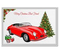 Merry Christmas Card him - Men Boys Happy Xmas - Unique Quality Exclusive (Best Friend Christmas Card)