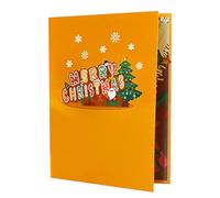 Merry Christmas Cards - 3D Holiday Card With Music And Light - Appreciation Keep Sake For Boys Girls Kids Family Greeting Birthday Graduation School