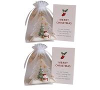 Merry Christmas Cards,Christmas Inspirational Cards with Tree Snowman Table Decor,Cute Snowman Pocket Hug Token,Xmas Little Pocket Hug Gifts,Appreciation Present for Family