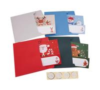 Merry Christmas Cards | Santa Elk Gingerbread Man | 3D Merry Christmas Greeting Cards,for Kids Family Friends Coworkers Teachers Stocking Stuffers Party Favors Winter Holiday