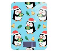 Merry Christmas Cartoon Black Penguin Baking Food Scale Cute 11lb/0.18oz, 5kg/5g Digital gram Scale with 4 Unit for Spices Cooking Roasting báscula para pesar Personas