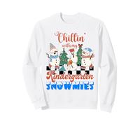 Merry Christmas Chillin With My Kindergarten Snowmies Sweatshirt