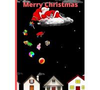 Merry Christmas: Christmas Cute sketchbook for kids, adults, teens, back to school.. Get creative with this Large Blank,110 Unlined pages, Perfect for ... PERFECT GIFT for Christmas, Happy New Year