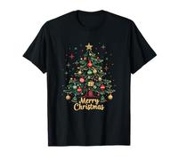 Merry Christmas Christmas Tree Lights Christmas Tree Baubles T-Shirt