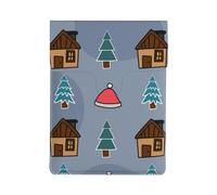Merry Christmas Christmas Tree, PU Leather Laptop Sleeve, Notebook Bag Laptop Case Sleeve Tablet Briefcase