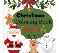 Merry Christmas Coloring Book: bold and Easy for Kids (coloring books for children)