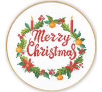 Merry Christmas - Counted Cross Stitch Kit for Adults