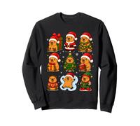 Merry Christmas Cute Capybaras Xmas Holiday Sweatshirt
