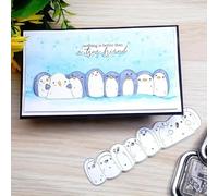 Merry Christmas Cute Penguin Bird Greeting Card Metal Die Cuts,Sunflower Flower Leaf Cutting Dies Cut Stencils DIY Scrapbooking Decorative Embossing Paper Scrapbooking Card Making