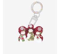 Merry Christmas Cute Snowman Printing 1 Pc Dog Bone Shape Id Tags Double Sided with Key Ring Craft for Pets