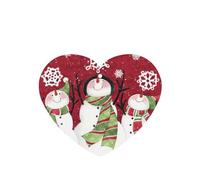 Merry Christmas Cute Snowman Printing 10 Pieces Air Freshener Car Hanging Cards Air Freshener Sheets With Rope For Cars Home