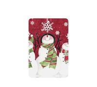 Merry Christmas Cute Snowman Printing 10 Pieces Air Freshener Car Hanging Cards Air Freshener Sheets With Rope For Cars Home