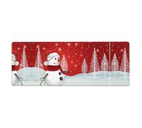 Merry Christmas Day Mouse Pad 12x31.5in Extended Desk Protector