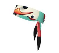 Merry Christmas Day Print Tennis Head Sport Head Tie for Men Women Soccer Basketball Teams Heads Ties
