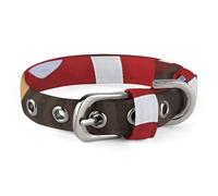 Merry Christmas Dog Collar Adjustable Soft and Comfortable Puppy Collars with Metal Buckle Pet Collar for Small Medium Pet
