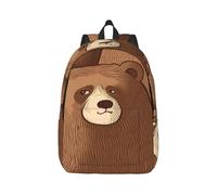 Merry Christmas Dog Travel Backpack for Women Men Carry On Backpack 15.6inch Laptop Backpacks Weekender Bag, Brown Bear, Small