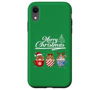 Merry Christmas English Cocker Spaniel Reindeer Elf Santa Case for iPhone XR