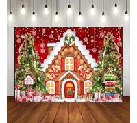 Merry Christmas Fairy Tales Baby Shower Background Gift Photography Backgrounds for Festivals Banner Photo Cartoon Custom Birthday Background Evening