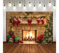 Merry Christmas Fairy Tales Claus Gingerbread House Custom Birthday Backdrop Background Decor Photo Photography Backdrops 240X180cm