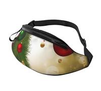 Merry Christmas Fanny Pack for Men Women Fashion Running Waist Packs Waterproof Crossbody Bags Everywhere Belt Bag with Adjustable Strap Sports Hip Pack for Travel Wallet