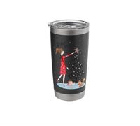 Merry Christmas Festive Friends Christmas Tree Decorations Stainless Steel Insulated Tumbler