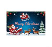 Merry Christmas Flag 180x110cm Waterproof Polyester Fabric(SDJ025-CC-BJB6005)