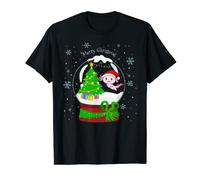 Merry Christmas For Girls Boys Cute Kawaii Axolotl Christmas T-Shirt