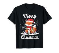 Merry Christmas Fox Xmas Party Christmas Eve T-Shirt