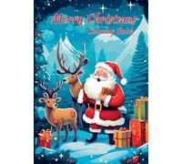 Merry Christmas: Fun and Easy Holiday Coloring Pages with Santa, Elves, and Reindeer
