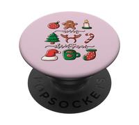Merry Christmas Fun Holiday Favorites All Together PopSockets Adhesive PopGrip