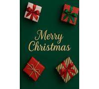 Merry Christmas: Gift For You.Christmas Gift.Ideas Live Here.Your Story Starts Here.Your Space To Write