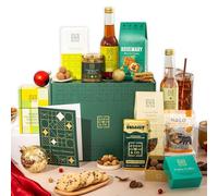 Merry Christmas Gift Hamper Basket, Luxury Gourmet Gifts for Women, Men, Couples by EDEN & CO - Plus Non-Alcoholic Mocktails