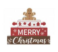 Merry Christmas Gingerbread Plaque