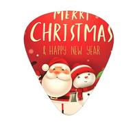 Merry Christmas Guitar Plectrums 12 Pieces For Ukulele Bass Instrument Accessories