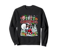Merry Christmas Hands Sign Language Australian Shepherd Sweatshirt