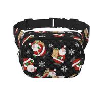 Merry Christmas Happy Unisex Fashion Waist Packs, Stylish Fanny Packs for Workouts, Running, Traveling, and Hiking