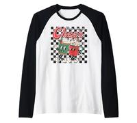 Merry Christmas Have A Cup of Cheer Ice Cream Holiday Lovers Raglan Baseball Tee