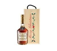 Merry Christmas Hennessy Very Special Cognac Gift Set - 70cl Bottle | 40% ABV | Premium French Brandy | Luxury Christmas Cognac Gift for Him or Her