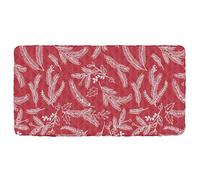 Merry Christmas Holiday Floral Toddler Travel Bed Sheet Soft&Comfortable Cot Sheet for Toddler Floor Bed for Toddlers Baby Sleeping 50'' x 25'' (Sheet,Bed Not Included)