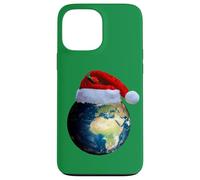 Merry Christmas Holidays Earth Climate Santa Hat Pocket Logo Case for iPhone 13 Pro Max